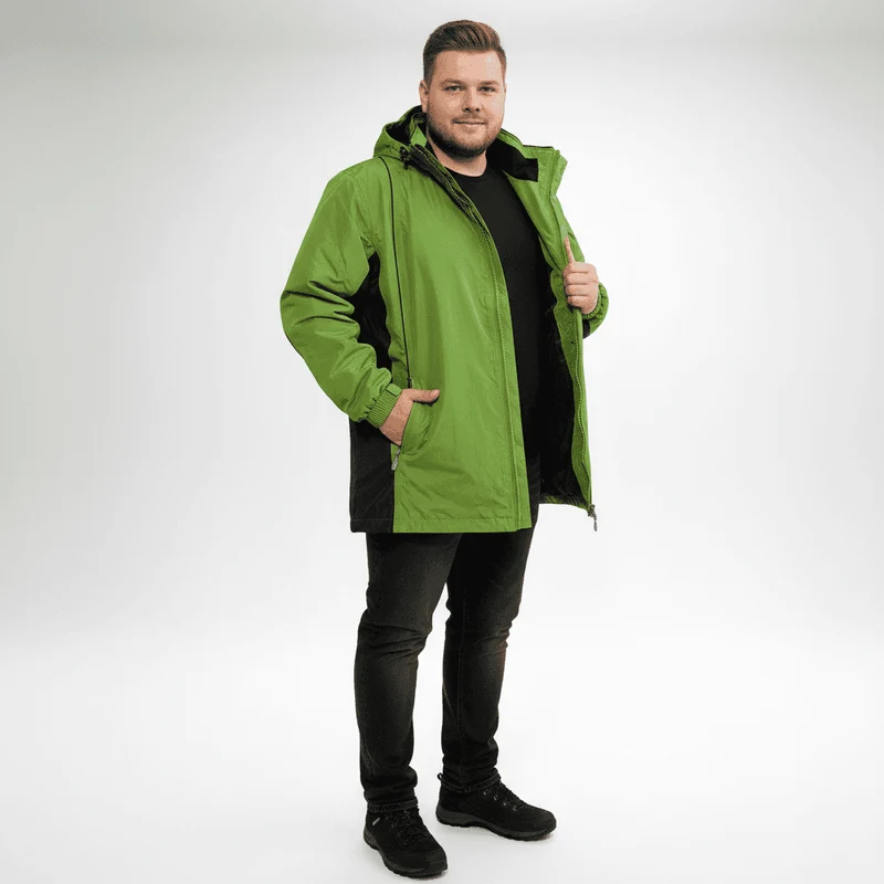 Brigg Regenjacke Herren Übergröße 3XL-12XL Grün Schwarz Navy Gelb Anthrazit wasserfest