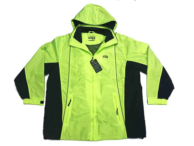 Brigg Regenjacke Herren Übergröße 3XL-12XL Grün Schwarz Navy Gelb Anthrazit wasserfest