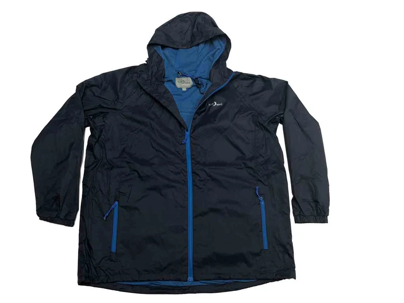 BlueWave Regenjacke Herren Übergröße 4XL-8XL Schwarz Navy Royal Rot wasserdicht