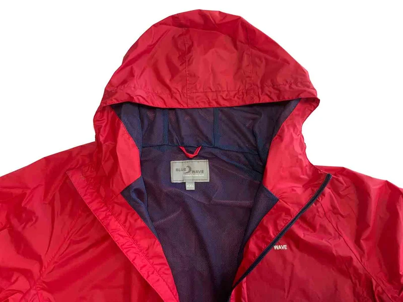 BlueWave Regenjacke Herren Übergröße 4XL-8XL Schwarz Navy Royal Rot wasserdicht