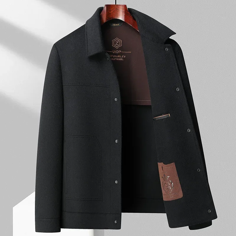 Elegante Herren Woll-Jacke aus Premium-Schurwolle