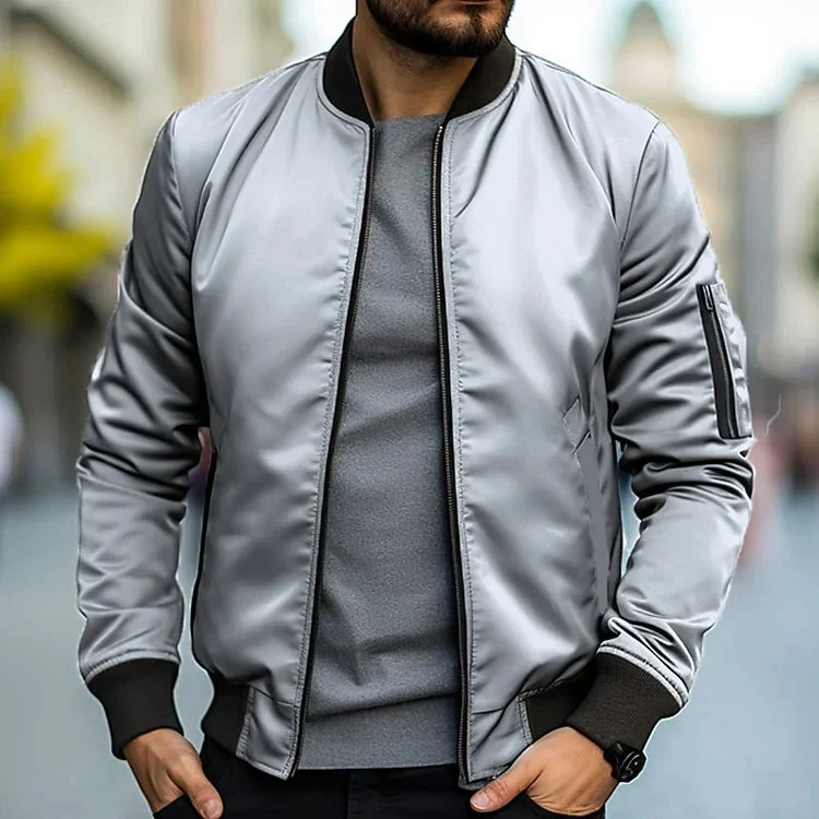 Stylische Herren Bomberjacke - Leichtes Design