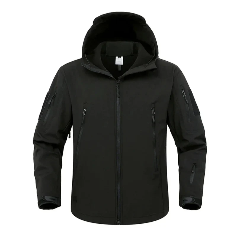 Herren Outdoor Wanderjacke mit Fleece-Futter Wasserdicht