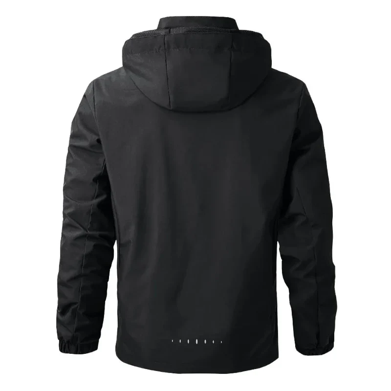 Herren Outdoor Hardshell Regenjacke Wasserdicht Atmungsaktiv
