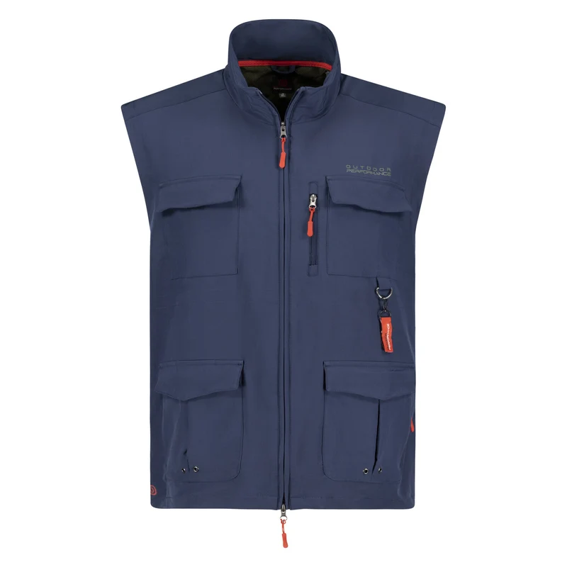 Adamo Outdoor Weste Herren Übergröße 4XL-12XL Schwarz Marineblau