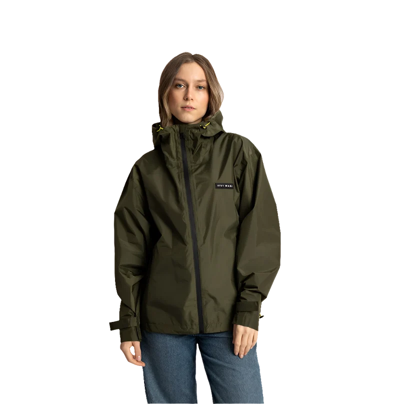 Regen-Jacke Uni | olive