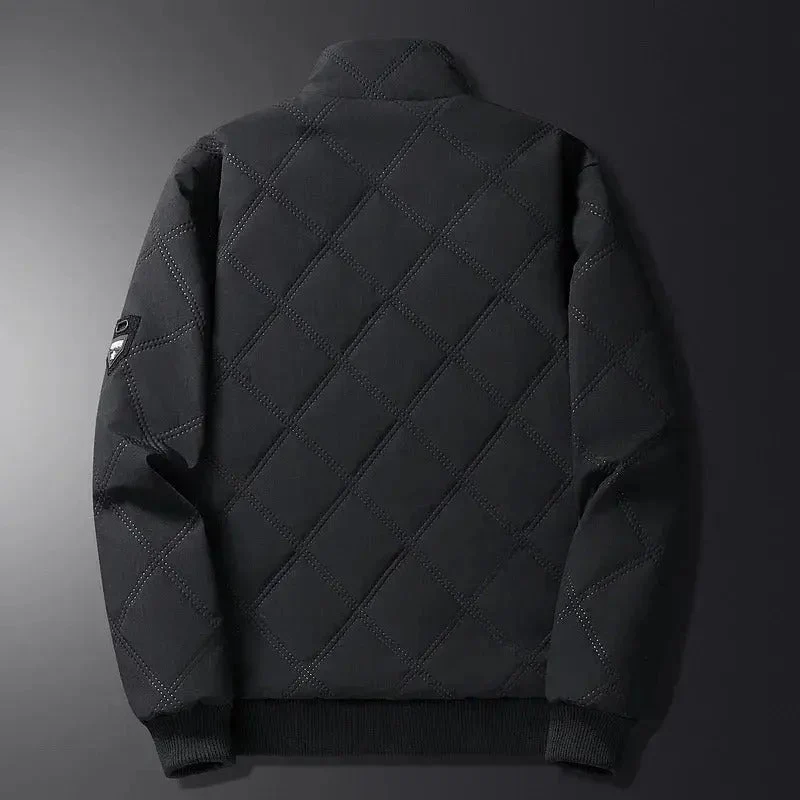 Windichte Herren Winter Jacke mit Fleece Innenfutter