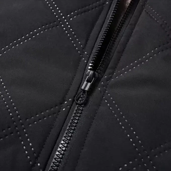 Windichte Herren Winter Jacke mit Fleece Innenfutter