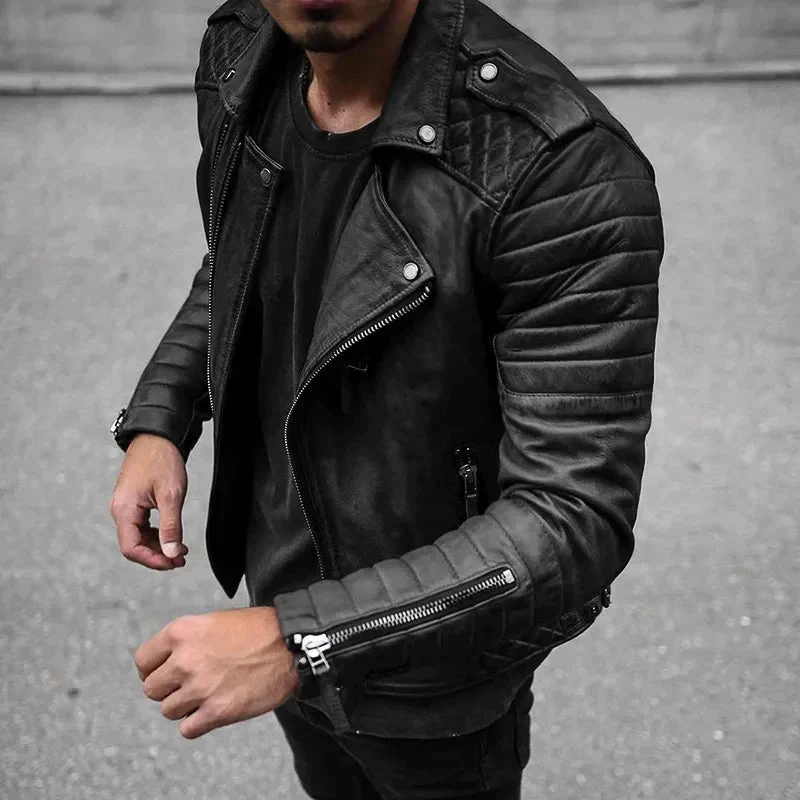 Hochwertige Herren-Lederjacke für Männer