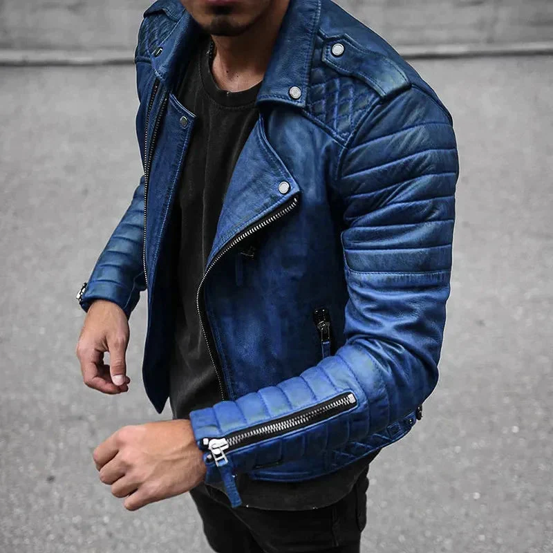 Hochwertige Herren-Lederjacke für Männer