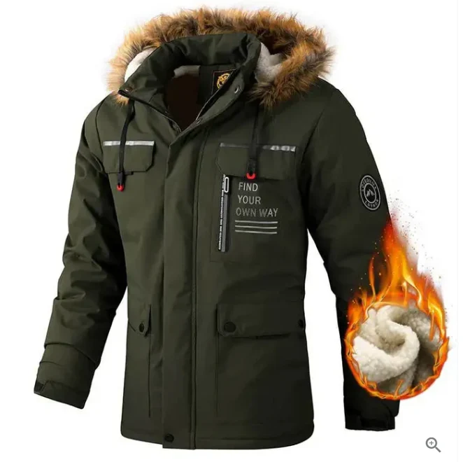 Hochwertige wasserdichte Winterjacke für Herren