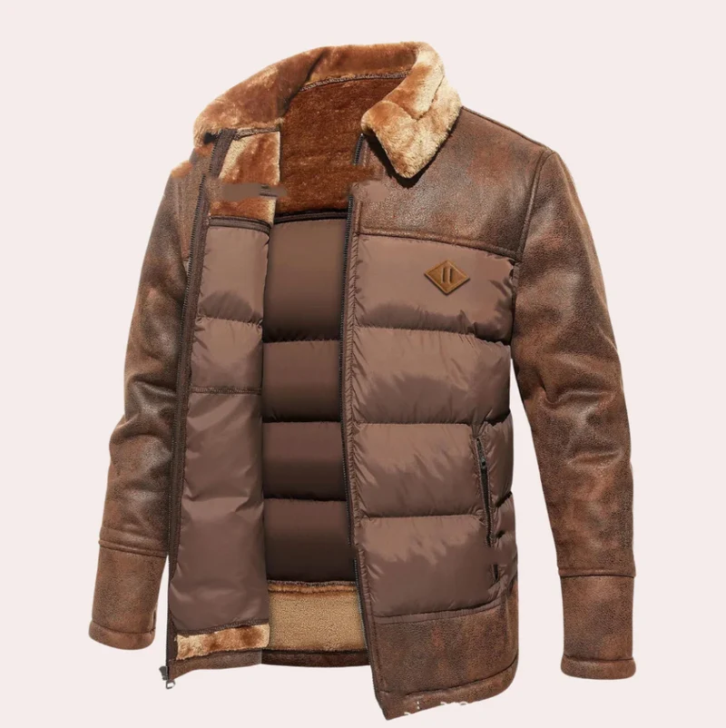 Hochwertige, kuschelige Winterjacke für Herren