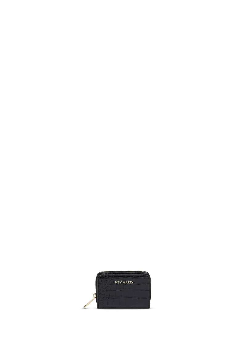 Sleek Petite Croco - Black