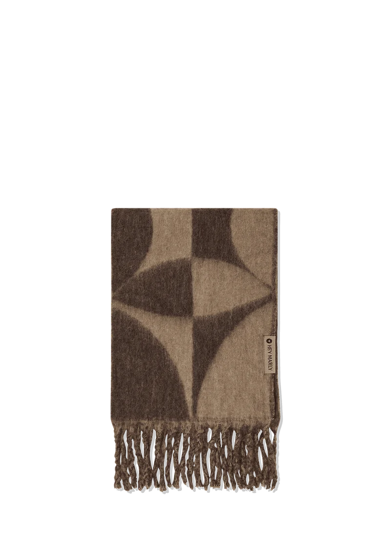 Iconic Scarf - Mocha-Coffee
