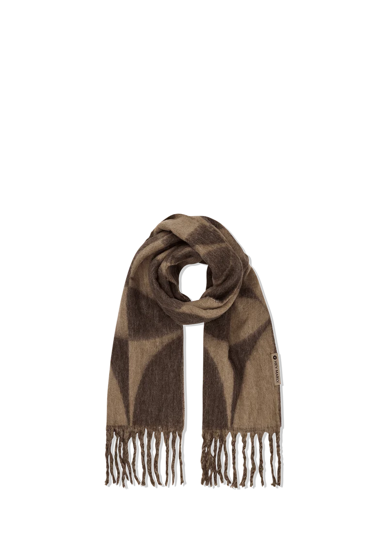 Iconic Scarf - Mocha-Coffee