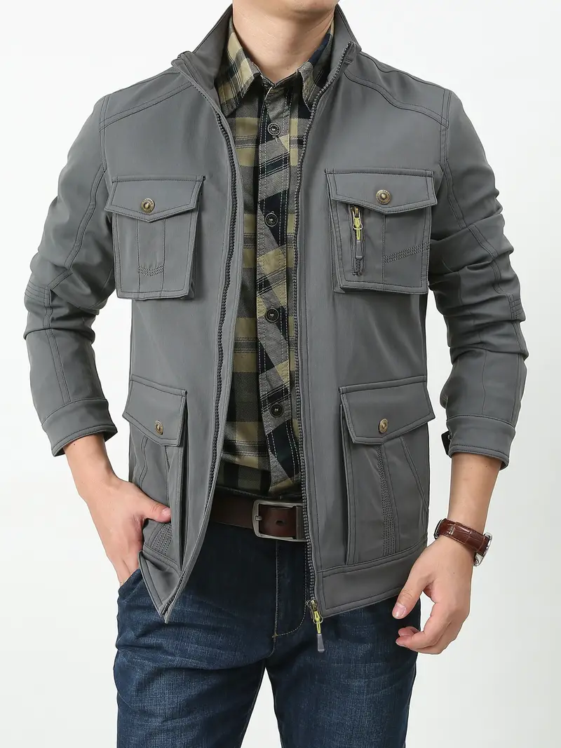 Robuste und wetterfeste Herren Outdoor Jacke aus Nylon