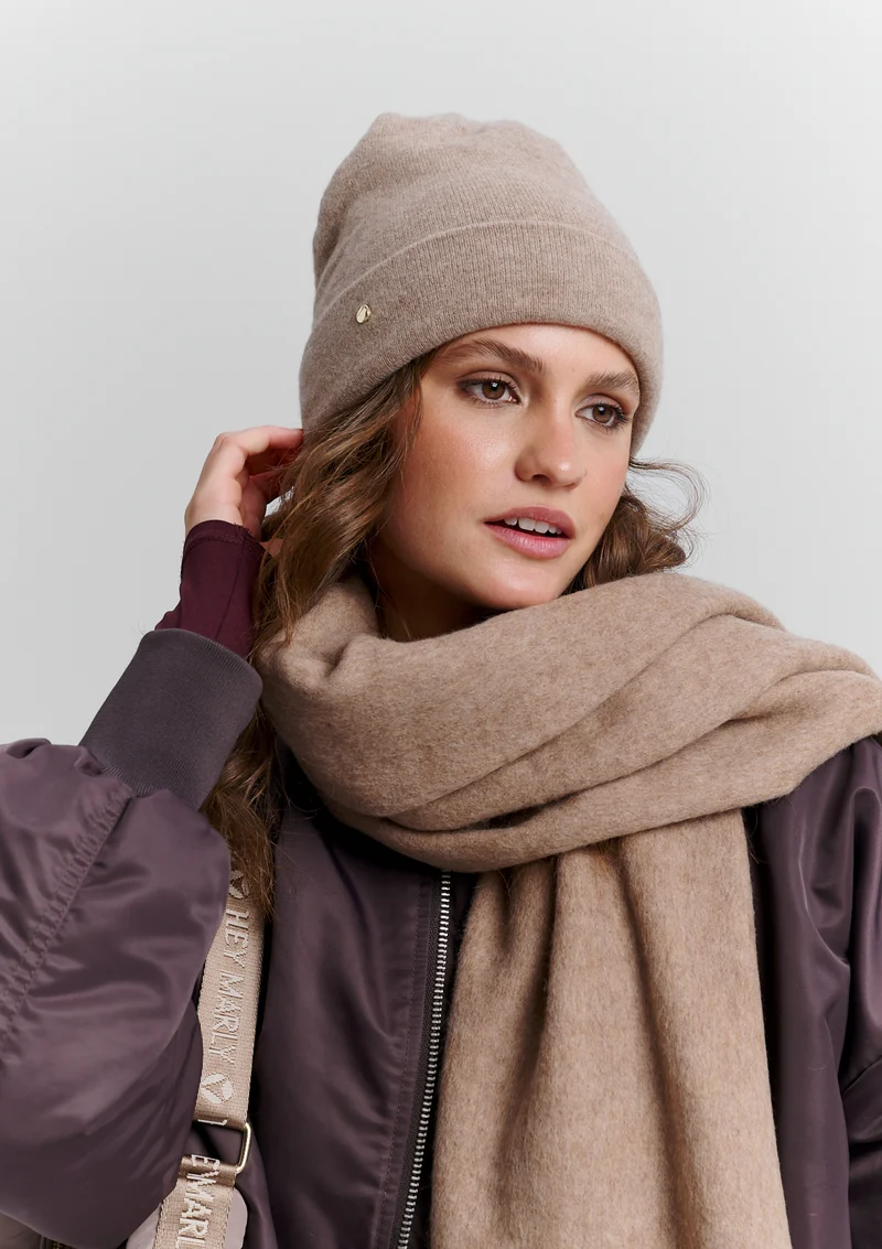 Classic Beanie - Mocha-Sand