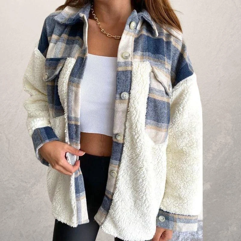 Matilda - Kuschelige & warme Damen Jacke aus Baumwolle