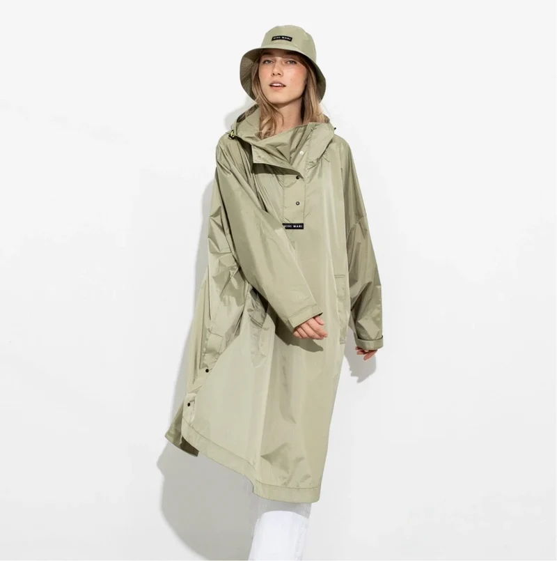 Regenponcho Uni | pale olive