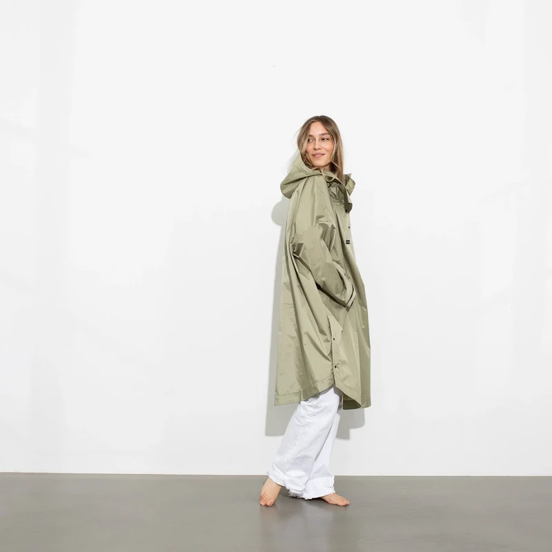 Regenponcho Uni | pale olive