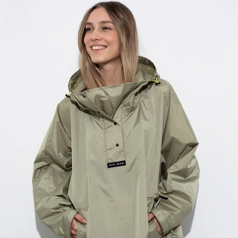 Regenponcho Uni | pale olive