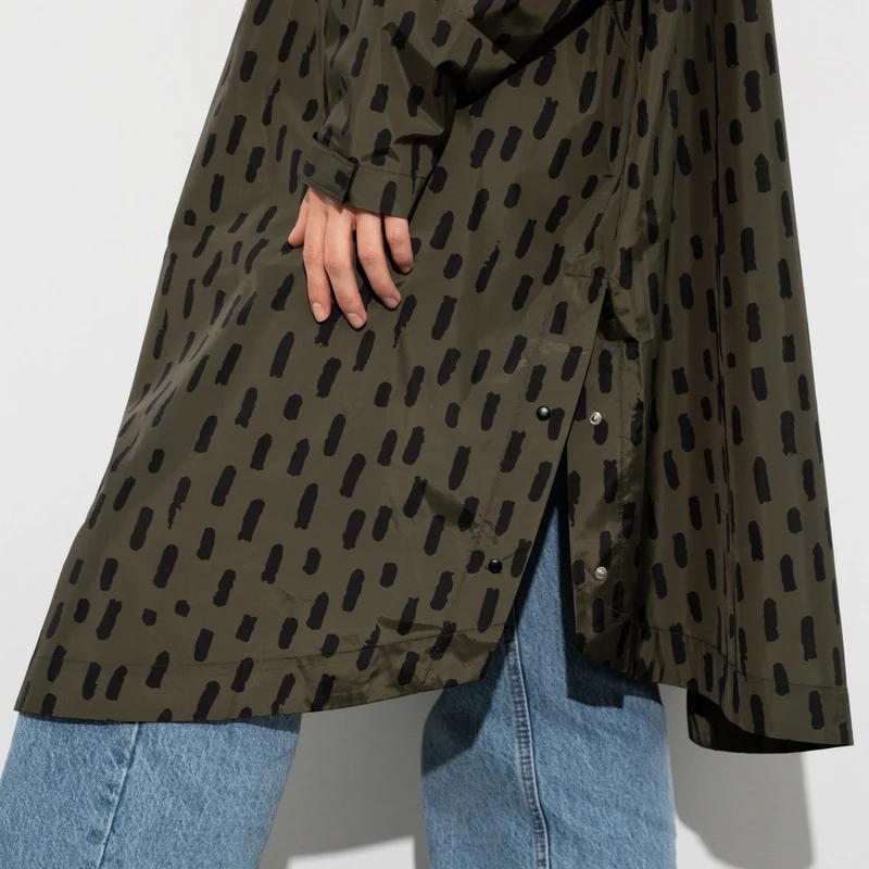 Regenponcho Drops | olive/black