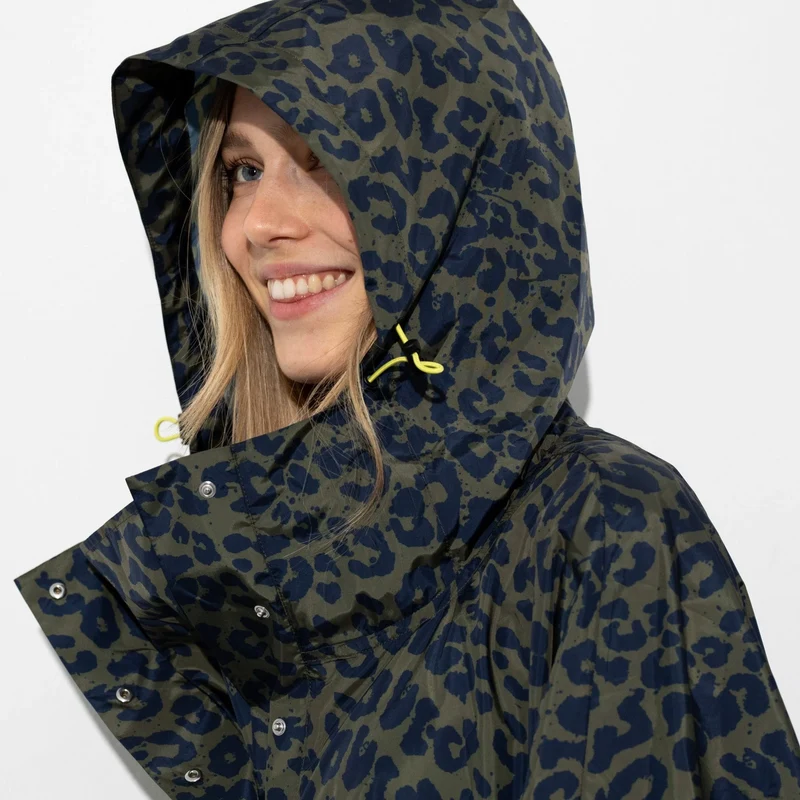 Regenponcho Leo Splashes | navy/olive