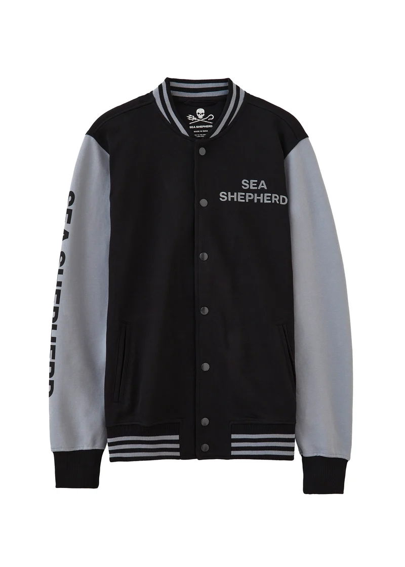 Unisex Collegejacke Classic-Logo