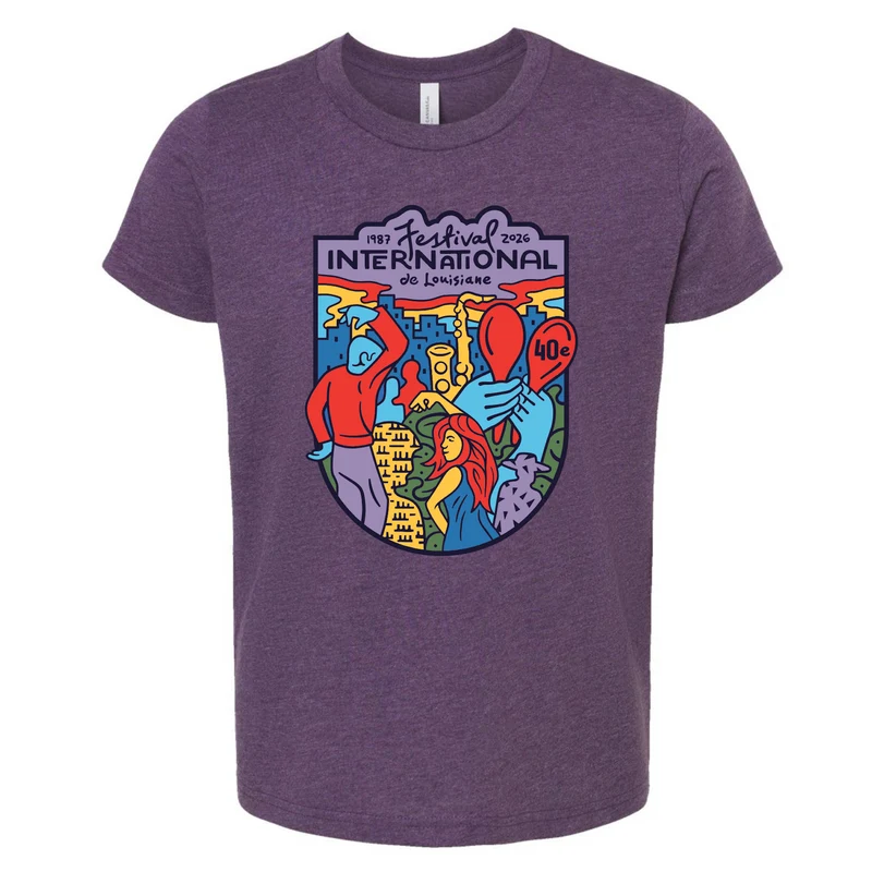 15 - Youth Purple Pin Shirt