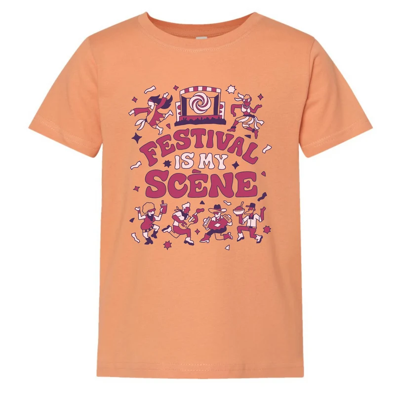 23 - Toddler Peach Scène Shirt