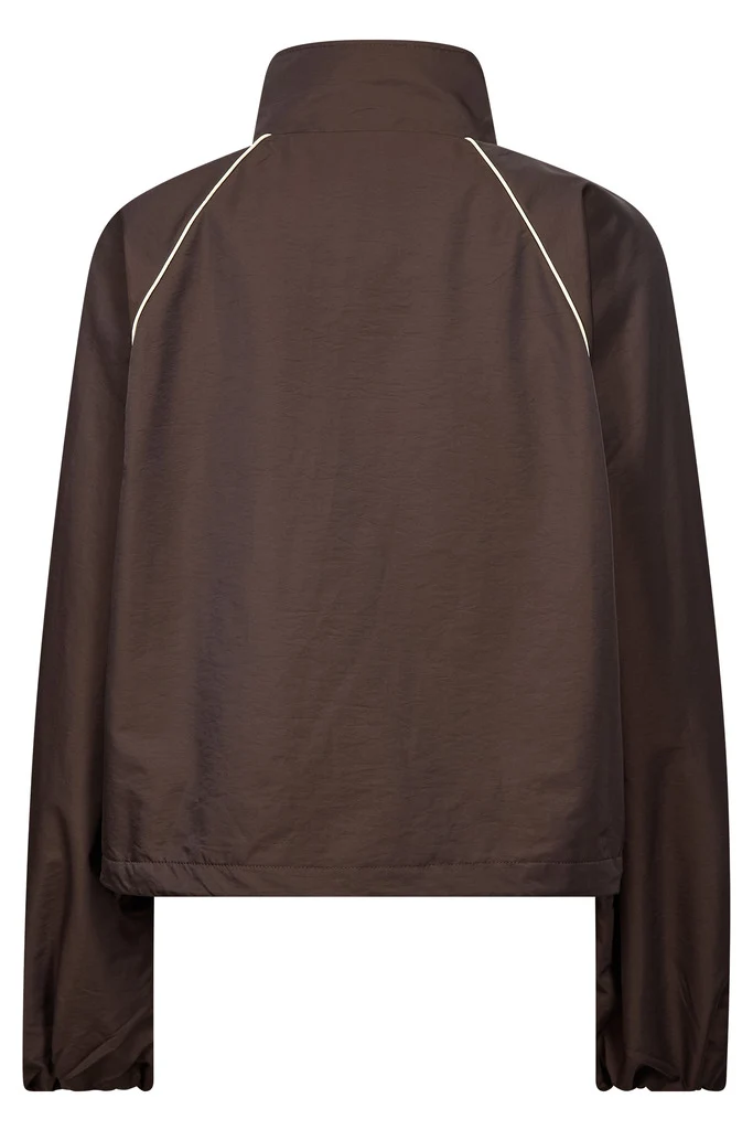Aloracc Block Jacket 500846 | Dark Brown | Co'couture
