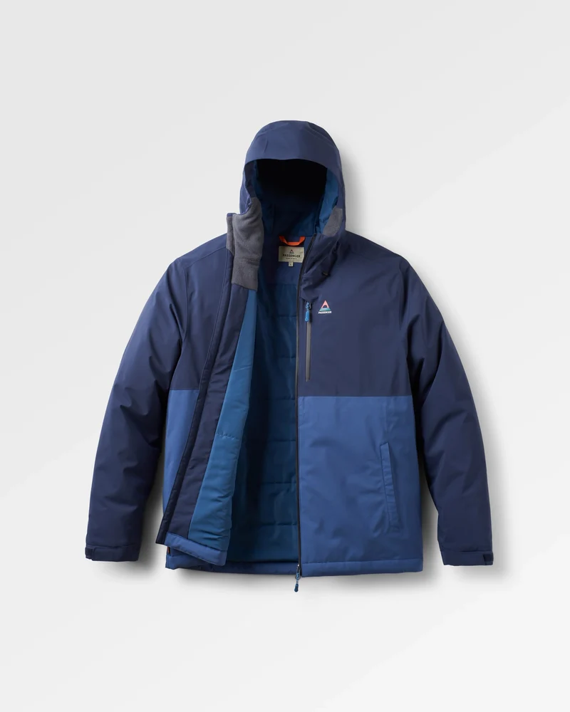 Eclipse isolierte wasserdichte Jacke - Tiefes Marineblau