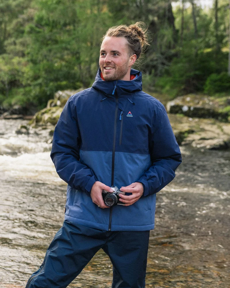 Eclipse isolierte wasserdichte Jacke - Tiefes Marineblau