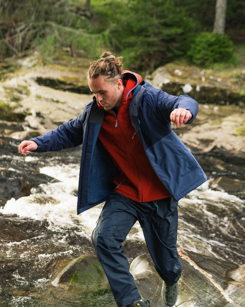 Eclipse isolierte wasserdichte Jacke - Tiefes Marineblau