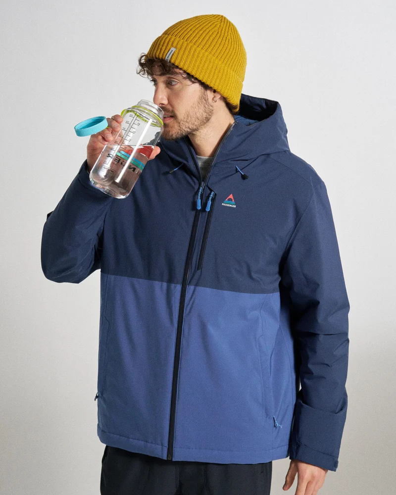 Eclipse isolierte wasserdichte Jacke - Tiefes Marineblau
