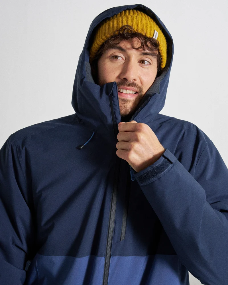 Eclipse isolierte wasserdichte Jacke - Tiefes Marineblau