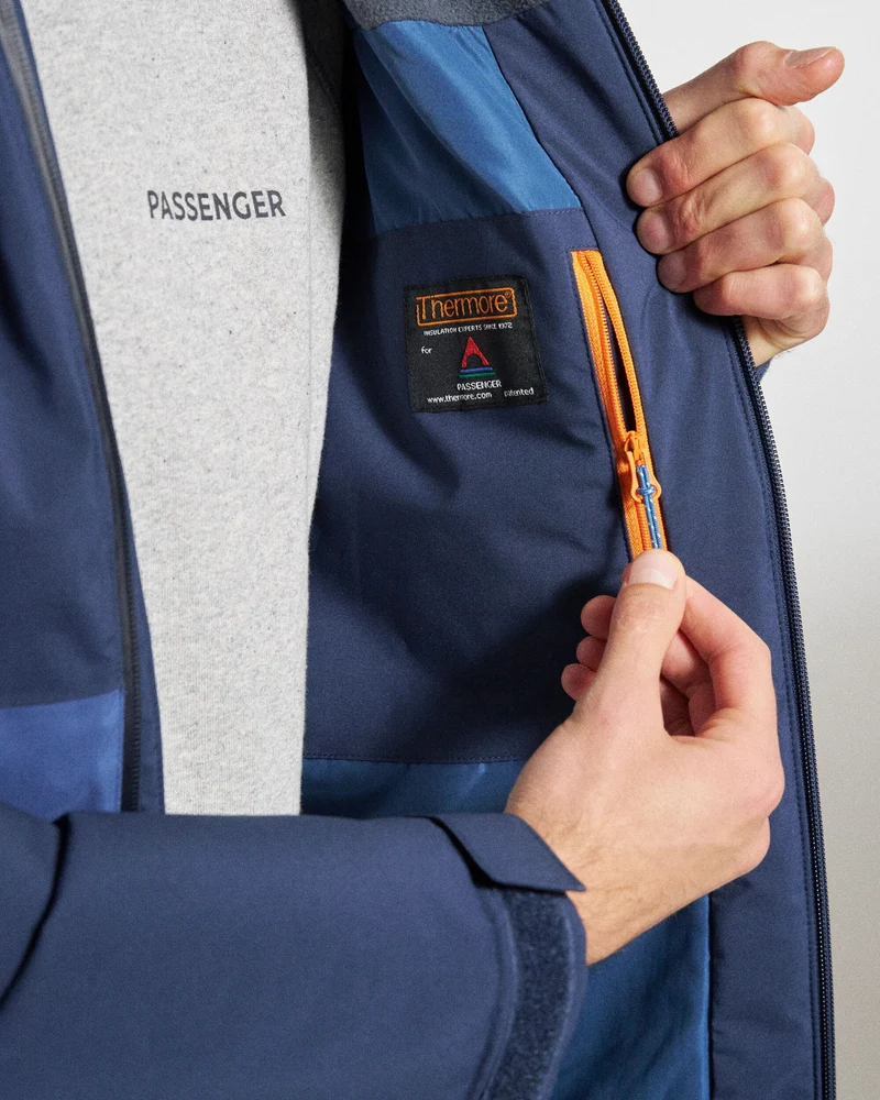 Eclipse isolierte wasserdichte Jacke - Tiefes Marineblau