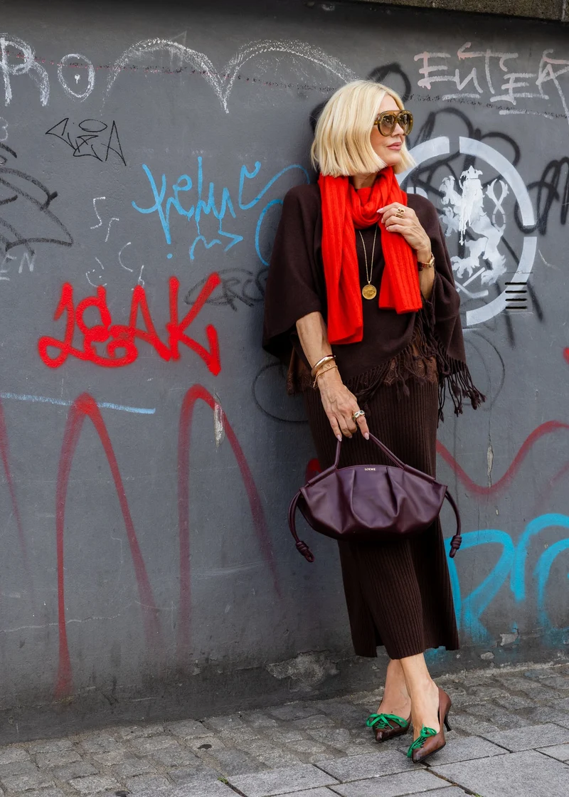 Schal Cashmere, Kürbis
