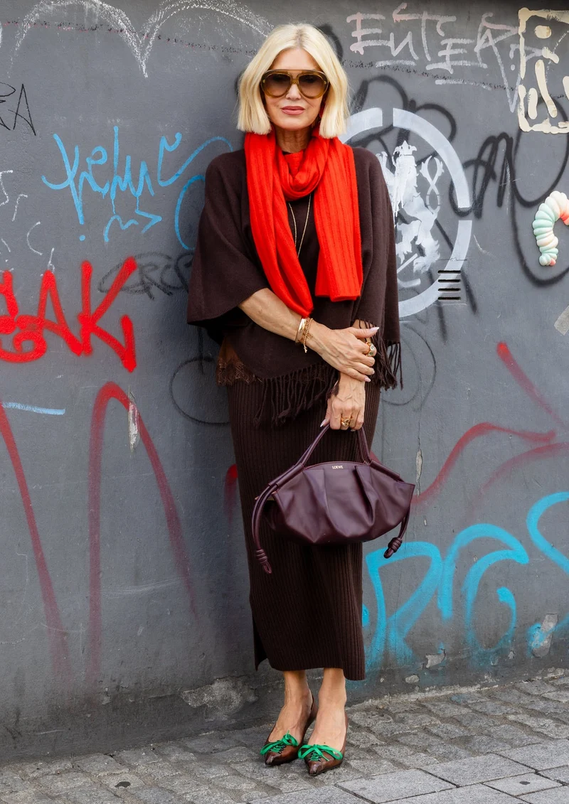 Schal Cashmere, Kürbis