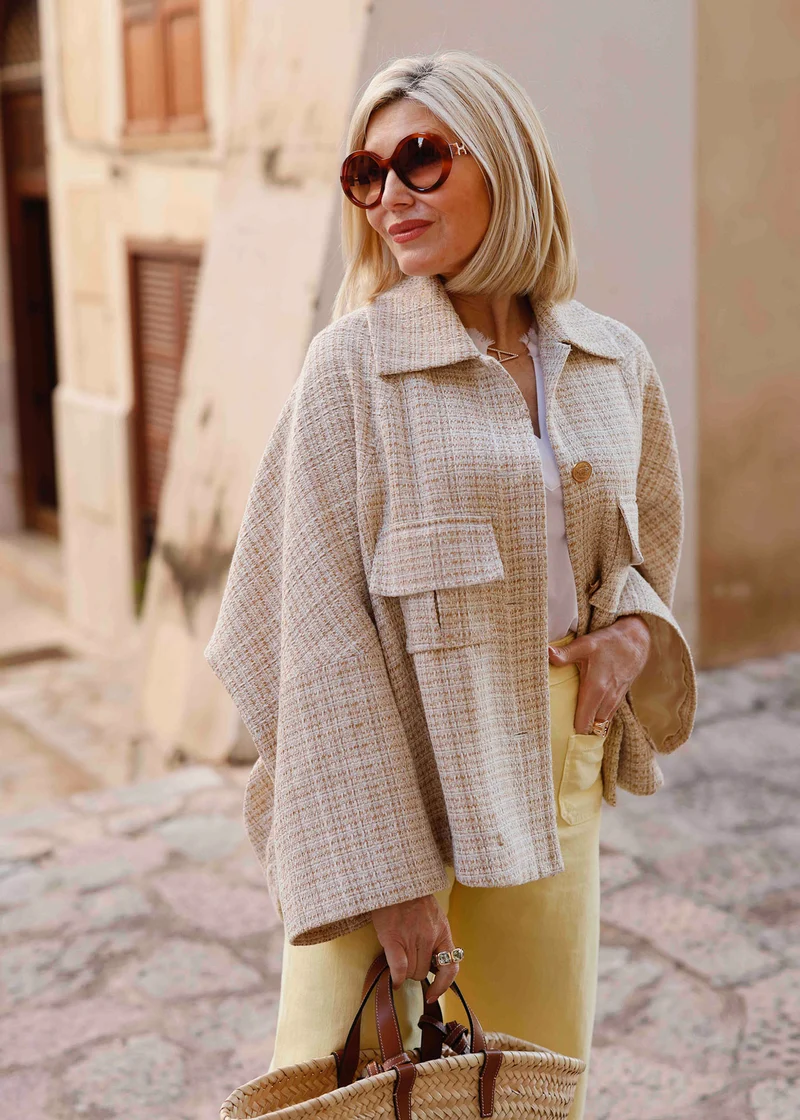 Jacke Bouclé Ivory