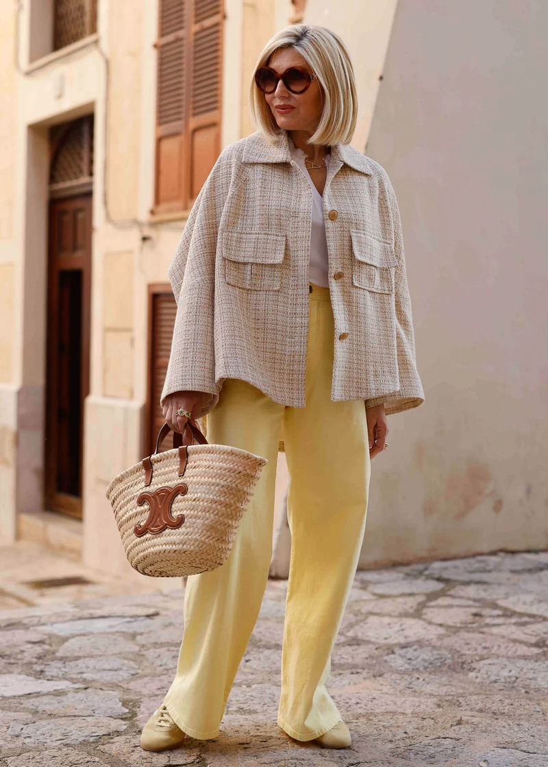 Jacke Bouclé Ivory