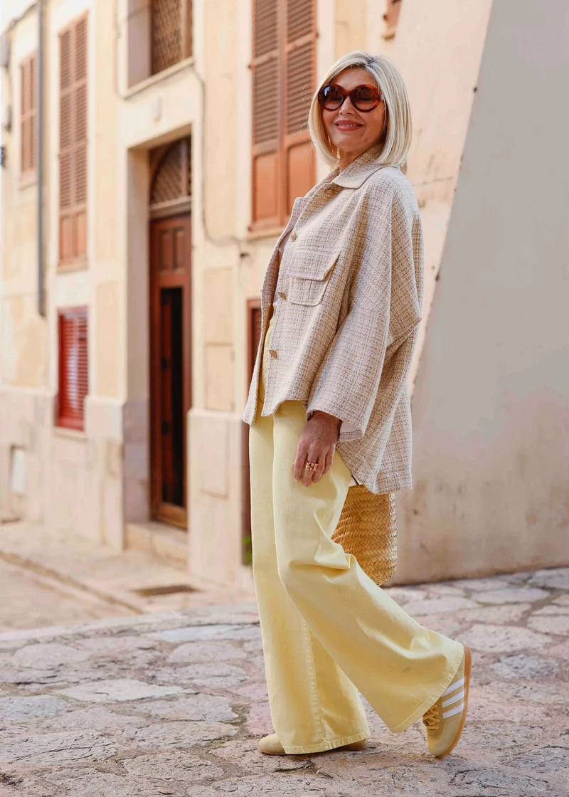 Jacke Bouclé Ivory