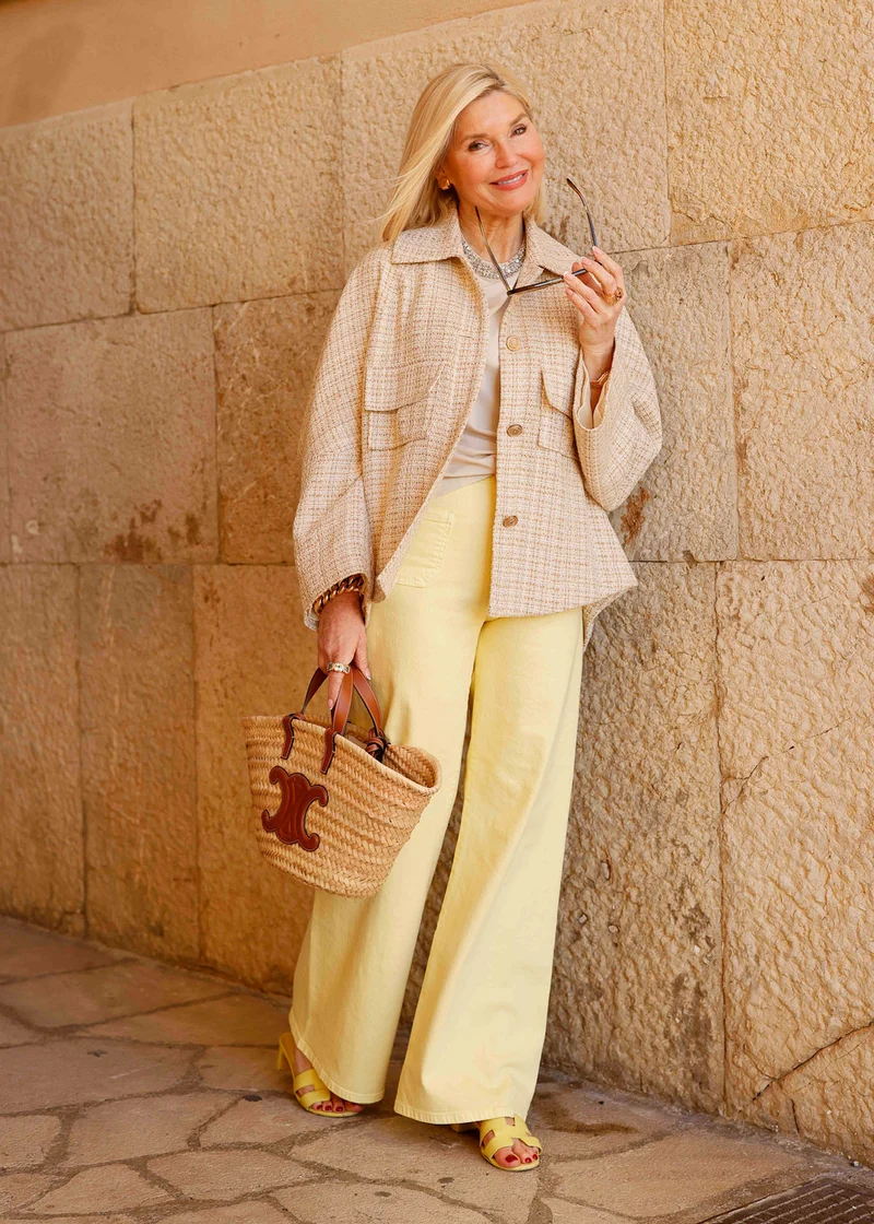 Jacke Bouclé Ivory
