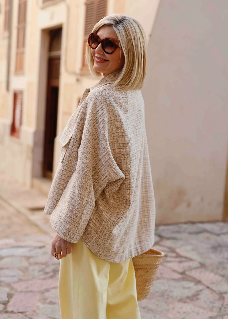 Jacke Bouclé Ivory