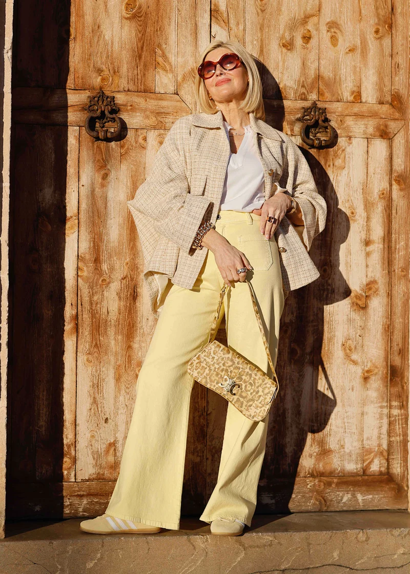 Jacke Bouclé Ivory