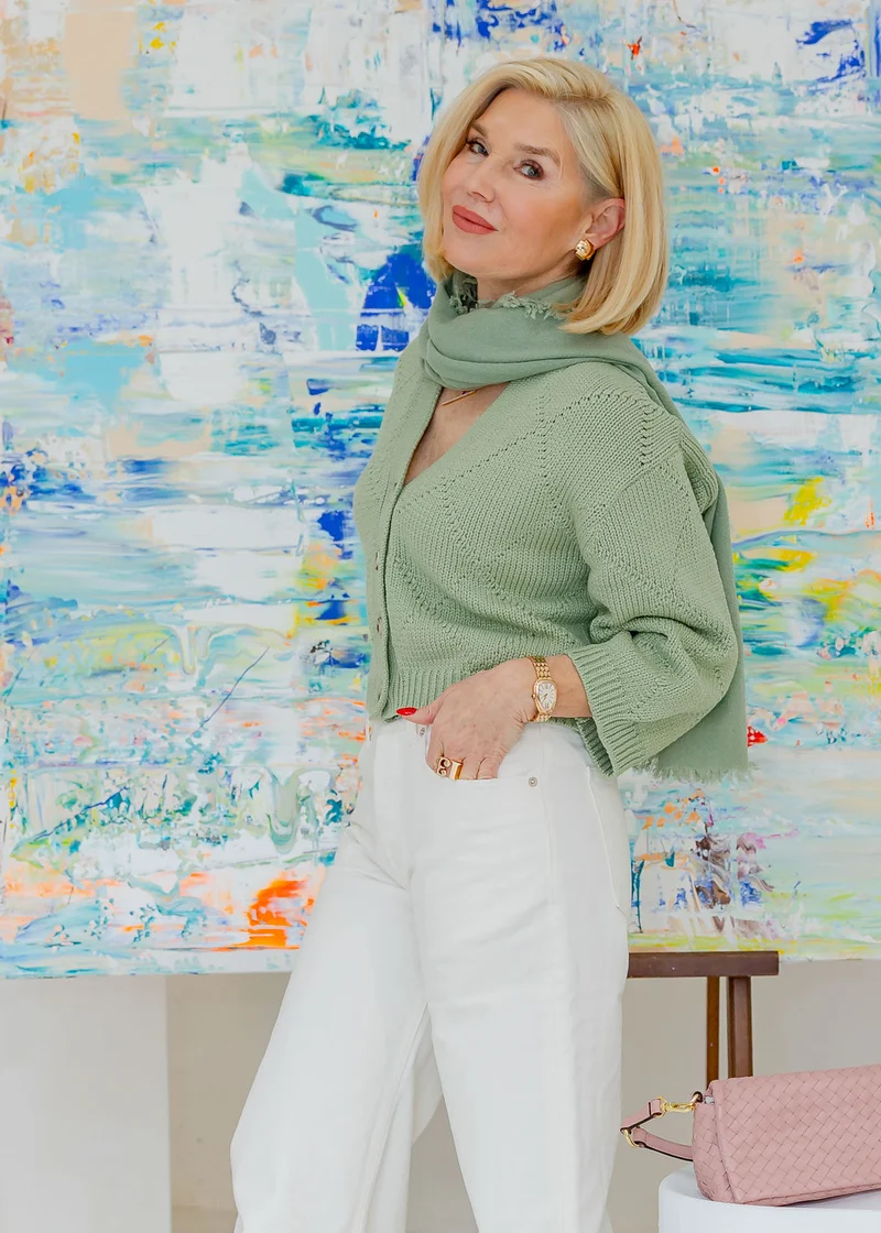 Schal Cashmere, Matcha