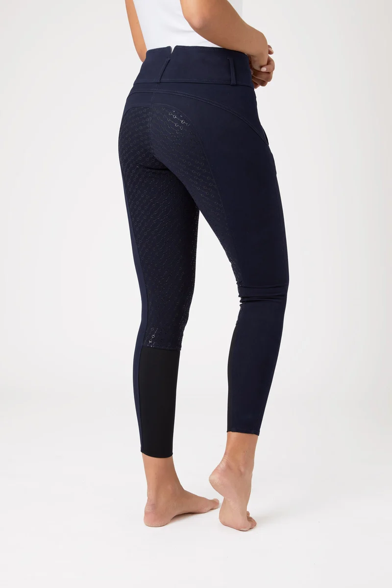 Daniela Damen Reithose mit Vollbesatz und Silikon Grip Dunkelnavy 36