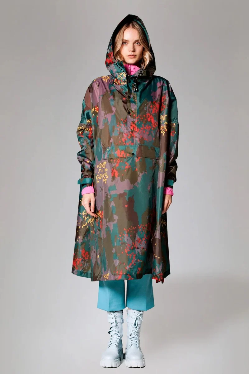 Digi Forest Camo | Lilla Camo | Regnponcho fra Rainkiss