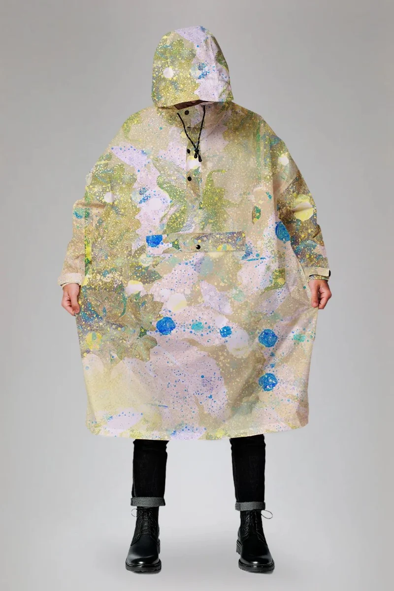 Flora Rain Poncho | Green | Regnslag fra Rainkiss