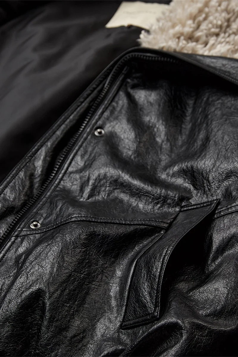 Gloss Jacket | Black w. Moonbeam | Jakke fra Freequent